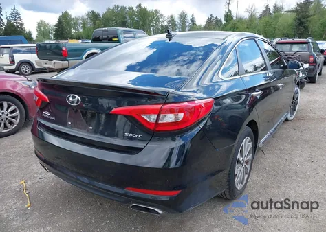 2016 Hyundai Sonata Sport из США, поврежденный, VIN 5NPE34AF0GH391221